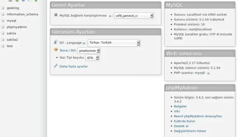 PhpMyAdmin nedir, nasıl kullanılır?