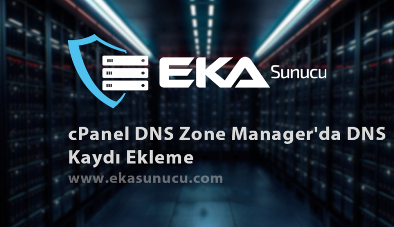 cPanel DNS Zone Manager'da DNS Kaydı Ekleme