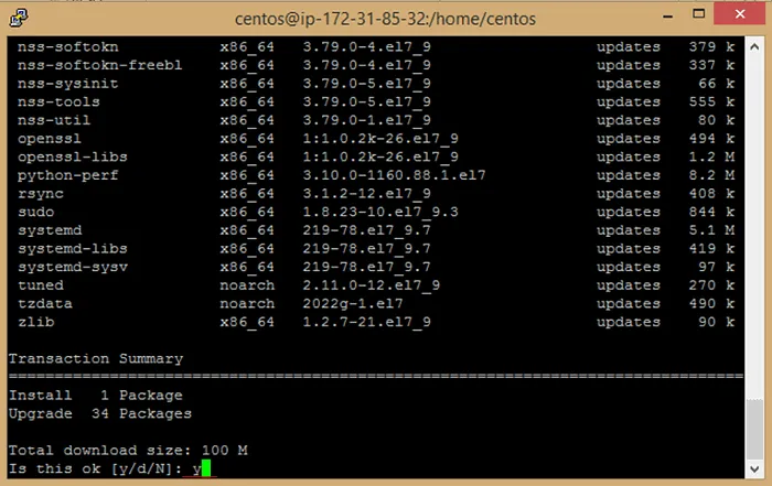 AWS EC2 Örneğinde cPanel ve WHM'yi dağıtın