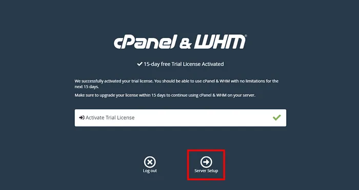 AWS EC2 Örneğinde cPanel ve WHM'yi dağıtın