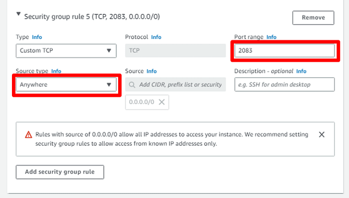 AWS EC2 Örneğinde cPanel ve WHM'yi dağıtın